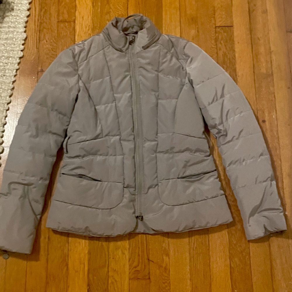 Grey / silver Emma and Gaia puffer jacket